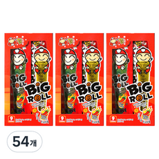 타오케노이 빅롤 김스낵 스파이시, 3g, 54개