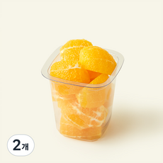 과일친구들 농협 껍질없는 오렌지, 300g, 2개, 1개입