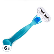 메디치트 여성용 3중날 면도기, 6개, 1개입