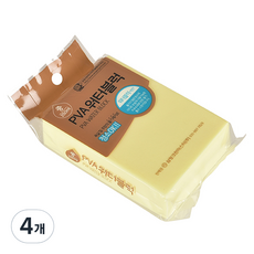 SamJeong CleanMaster PVA吸水海綿, 4個, 1入