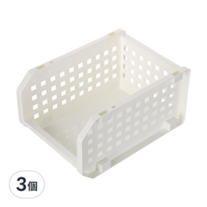 KEYWAY 聯府 開放式整理架, 白色, 3個