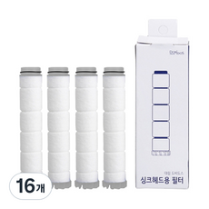 DAELIM DOBiDOS 水槽水龍頭用替換濾芯 PF174-F, 16個, 無香味