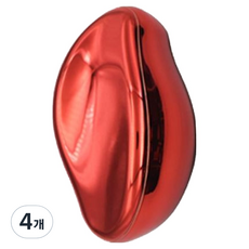 아늑공간 나노글라스 발 뒷꿈치 각질제거기 레드 105 x 65 x 33mm, 1개입, 4개, 90g
