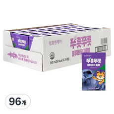 천호엔케어 푸릇푸릇 블루베리 듬뿍 어린이 주스, 140ml, 96개