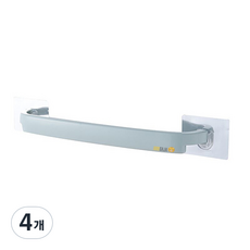 Tosaja 無孔毛巾架附件類型, 藍色, 4個