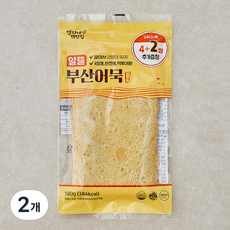 영자어묵 알뜰 부산 어묵사각, 180g, 2개