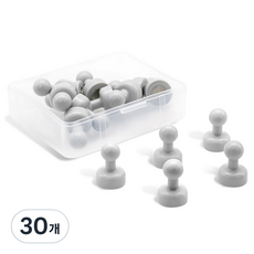 파스텔 체스형 자석 홀더 소, 그레이, 30개