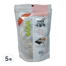 해심 미니새우 천연국물팩, 60g, 5개
