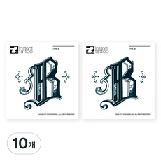 인스턴트타투 더비 타투 스티커, 10개