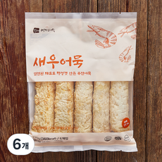 영자어묵 밀가루 0% 새우어묵 5입, 270g, 6개