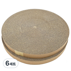 가또나인 NEW 빅써클 전용 고양이 스크래쳐 리필형 2p, 6세트