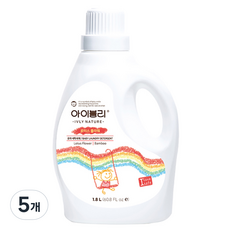 IVLY nature 嬰幼兒衣物清潔劑, 1.8L, 5瓶