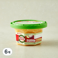의성마늘 다진마늘, 130g, 6개