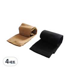 디야나 종아리압박밴드 블랙 2p + 베이지 2p 세트, 4세트, 종아리/무릎형