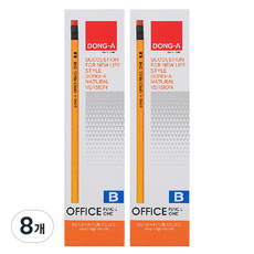 DONG-A 辦公室鉛筆 1號 B, 96個, 黃色