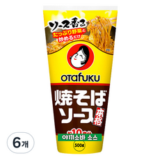 오타후쿠 야끼소바 소스, 500g, 6개