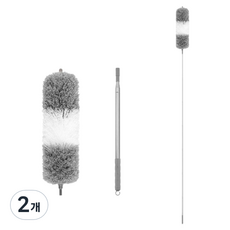 Sel-living 商店辦公室用可伸縮除塵撣, 灰色 + 白色, 2個