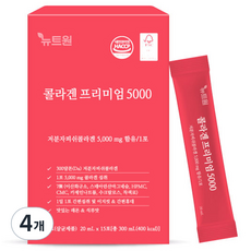 Nyuteuwon 優質膠原蛋白5000 15入, 300ml, 4個