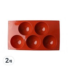 Bestom SL矽膠模具 半球5格 8cm, 隨機出貨, 2個