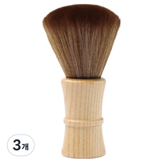 Radelli 簡約原木色刮鬍起泡刷, 3個, 1入