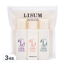 리숨센텔라 베이비 여행용키트 60ml x 3종 세트, 3세트