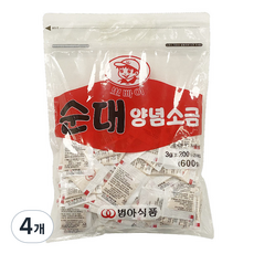 Ppoppai 韓式血腸調味鹽 200包, 4個, 600g