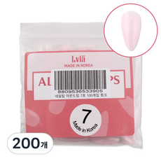 엘비아 아몬드팁 7호, 핑크, 200개