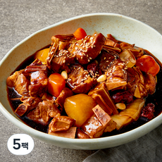 더푸짐 한돈 양념 한입 찜갈비, 500g, 5팩