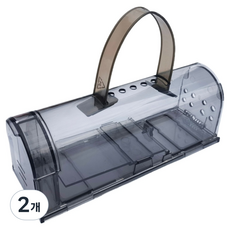 圓形高效超強力捕鼠器 灰色 178 x 135 x 68 mm, 2個, 1入