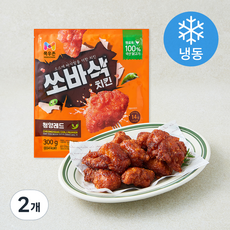 목우촌 쏘바삭치킨 청양레드 (냉동), 300g, 2개
