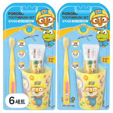 케이엠제약 뽀로로 양치 세트, 6세트