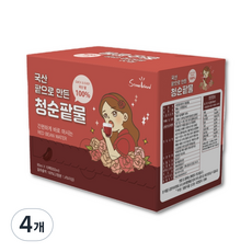 스트로아일랜드 청순 팥물 10p, 4개, 800ml