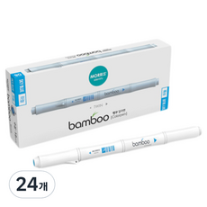 MORRIS 竹製雙頭水性彩色筆, 08 天藍色, 24個