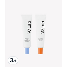 더블유랩 에어핏 톤 코렉팅 프라이머 35g, 혼합색상, 3개