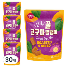 이더스 쫀득 꿀 고구마 말랭이, 60g, 30개
