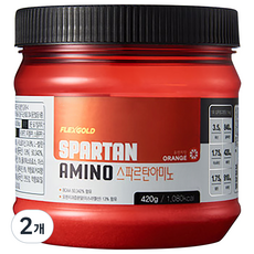 스포맥스 스파르탄아미노 오렌지맛 파우더, 2개, 420g