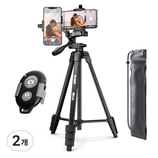 셀루미 136cm 고강성 퍼포먼스 삼각대 + 홀더 + 리모컨 세트, SEL-TRD150A, 삼각대 블랙, 리모컨 블랙, 2개 SEL-TRD150A, 삼각대 블랙, 리모컨 블랙, 2개