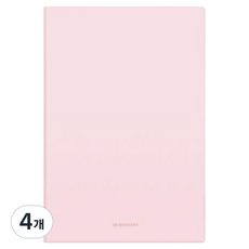 델리 파스텔 소프트커버 양장 다이어리 EN140L, 핑크, 4개