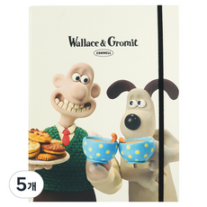 핑크풋 W & G 코넬 미니 바인더 노트 3공, 아이보리, 5개