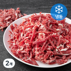 호주산 왕건 우앞다리살 잡채용 5 x 0.5 x 0.5 cm (냉동), 3kg, 2개