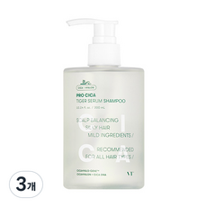 VT 프로 시카 타이거 세럼 샴푸, 3개, 300ml