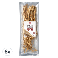 굳드림 국내산 씻어나온 제천 황기, 100g, 6개