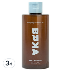 브르카 바디오일, 3개, 200ml