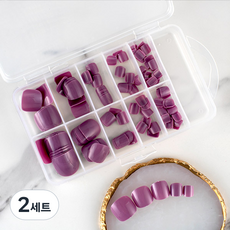 足部美甲腳趾甲片 120p 套組, T45, 2個