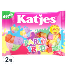 Katjes 純素果凍派對弗雷德, 210g, 2個
