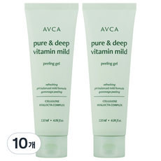 아브카 퓨어 앤 딥 비타민 저자극 약산성 필링 젤, 120ml, 10개