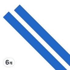 OON 열 수축 튜브 케이블 파랑 60mm x 1m, 6개