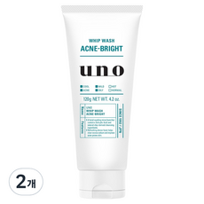 uno 潔膚泡沫 搔癢肌抗痘亮白, 130g, 2個