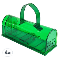 圓形高效超強力捕鼠器 綠色 178 x 70 x 68 mm, 4個, 1入