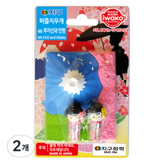 Iwako 地球化學拼圖橡皮擦, 46 富士山與人偶, 2個